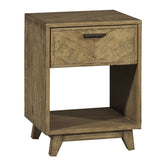 Clovelly designer solid Acacia Lamp side table bedside Tall